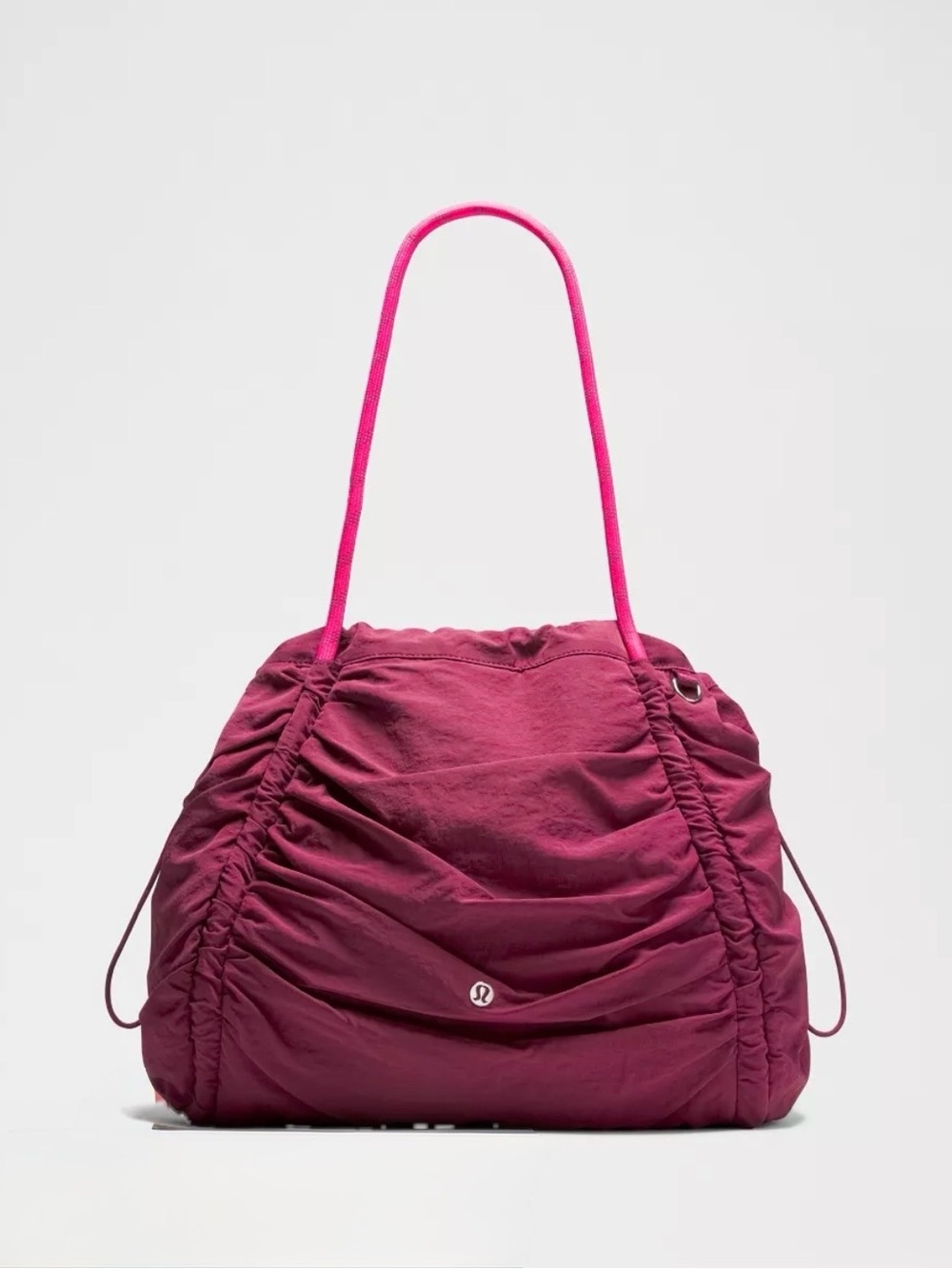Lululemon Ruched Tote Raspberry Rave - Picture 3 of 12